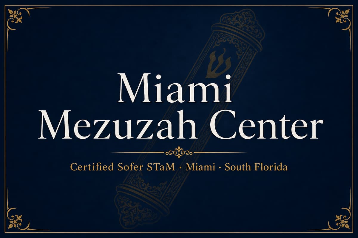 Rabbi Levi Backman - Miami Mezuzah Center