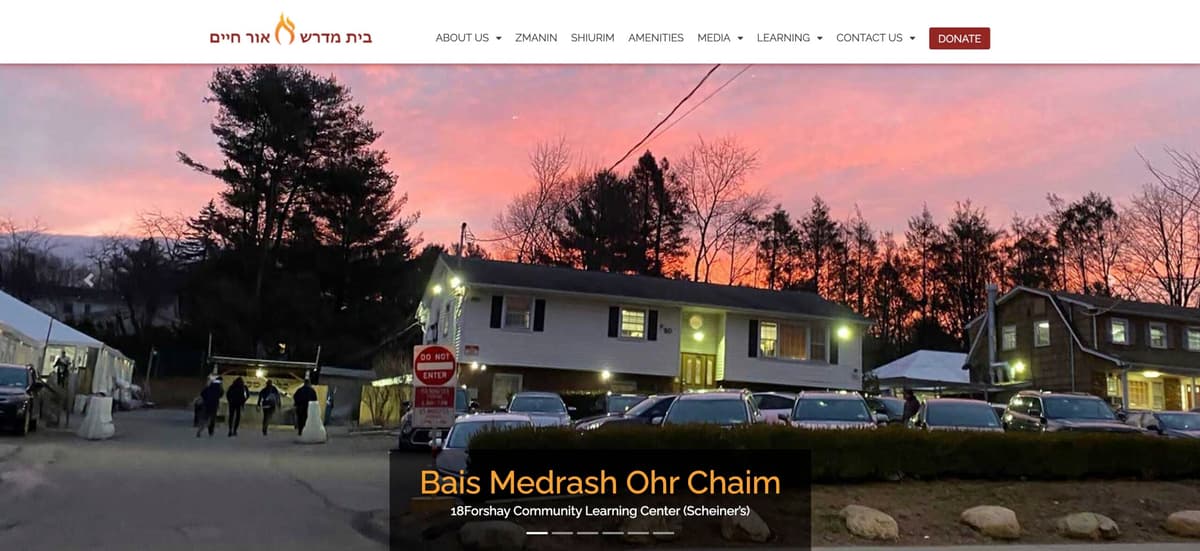 Keilim Mikvah at Bais Medrash Ohr Chaim