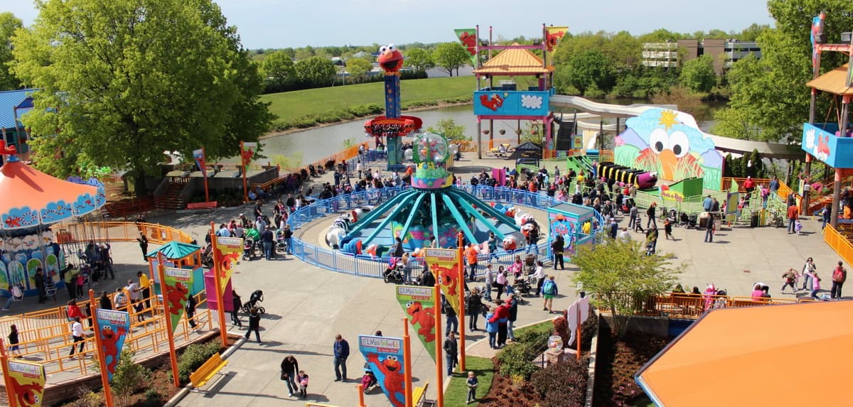 Sesame Place Water Play and Dry Rides