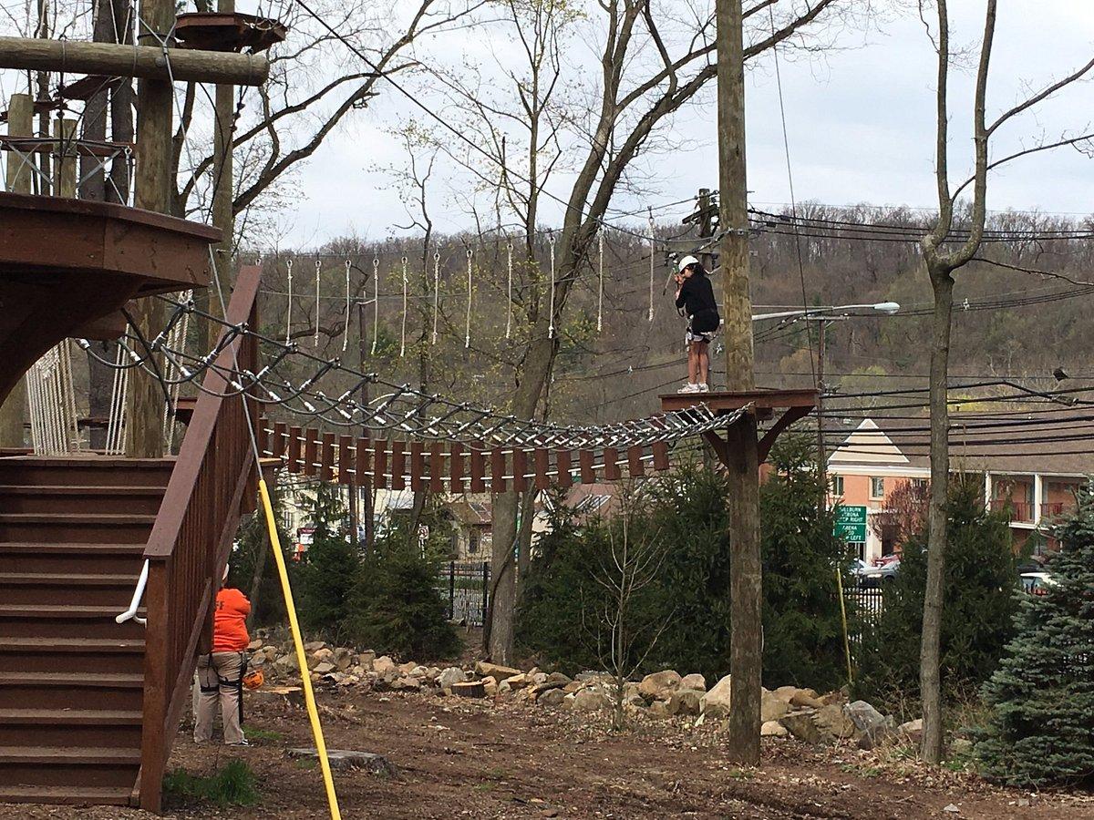 Treetop Adventure Course at Turtle Back Zoo