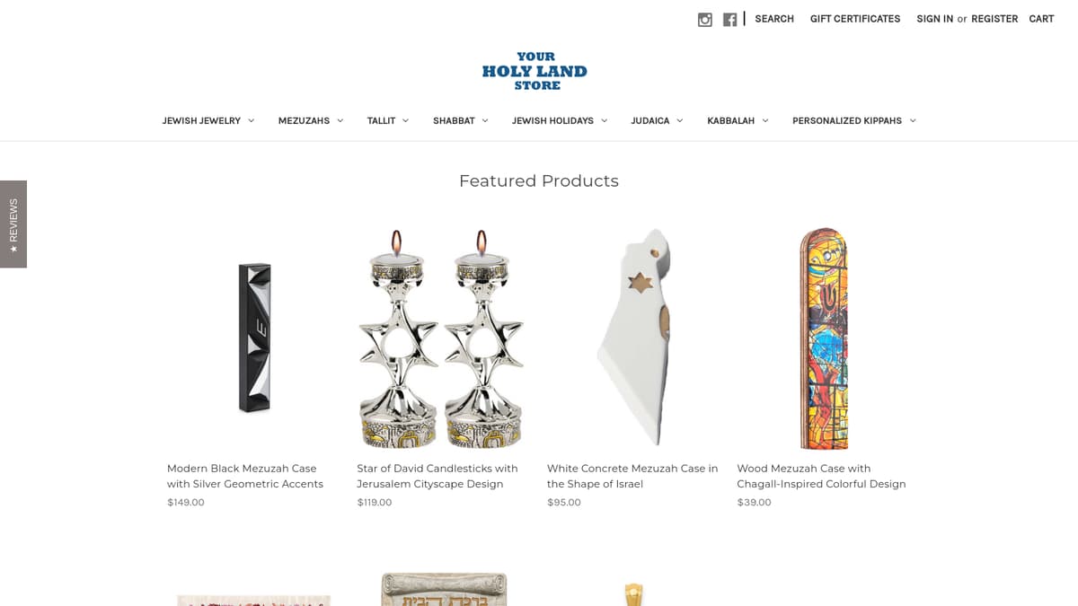 Your Holy Land Store