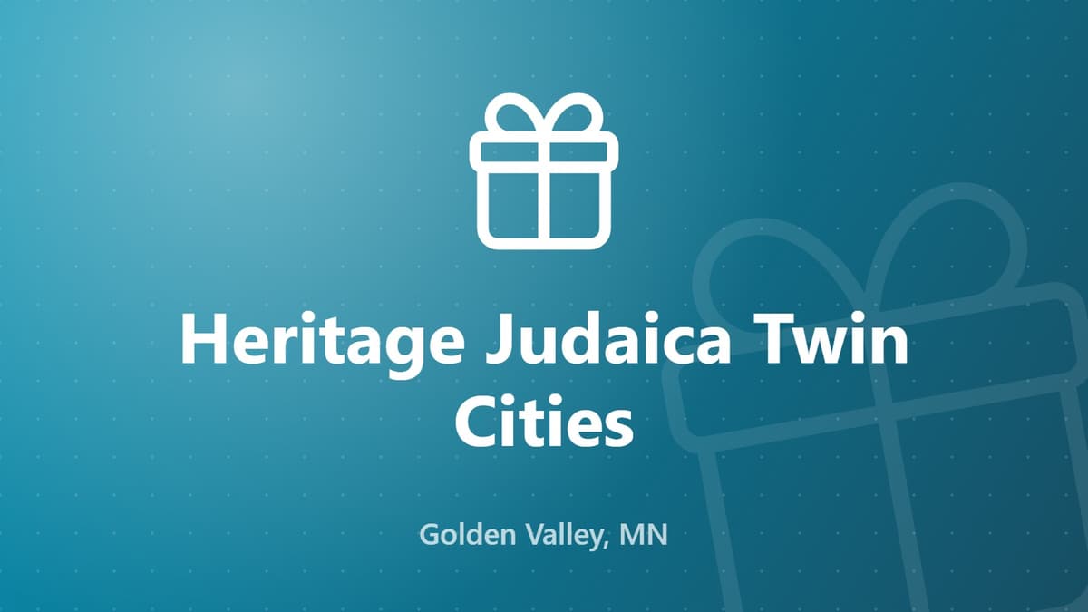Heritage Judaica Twin Cities