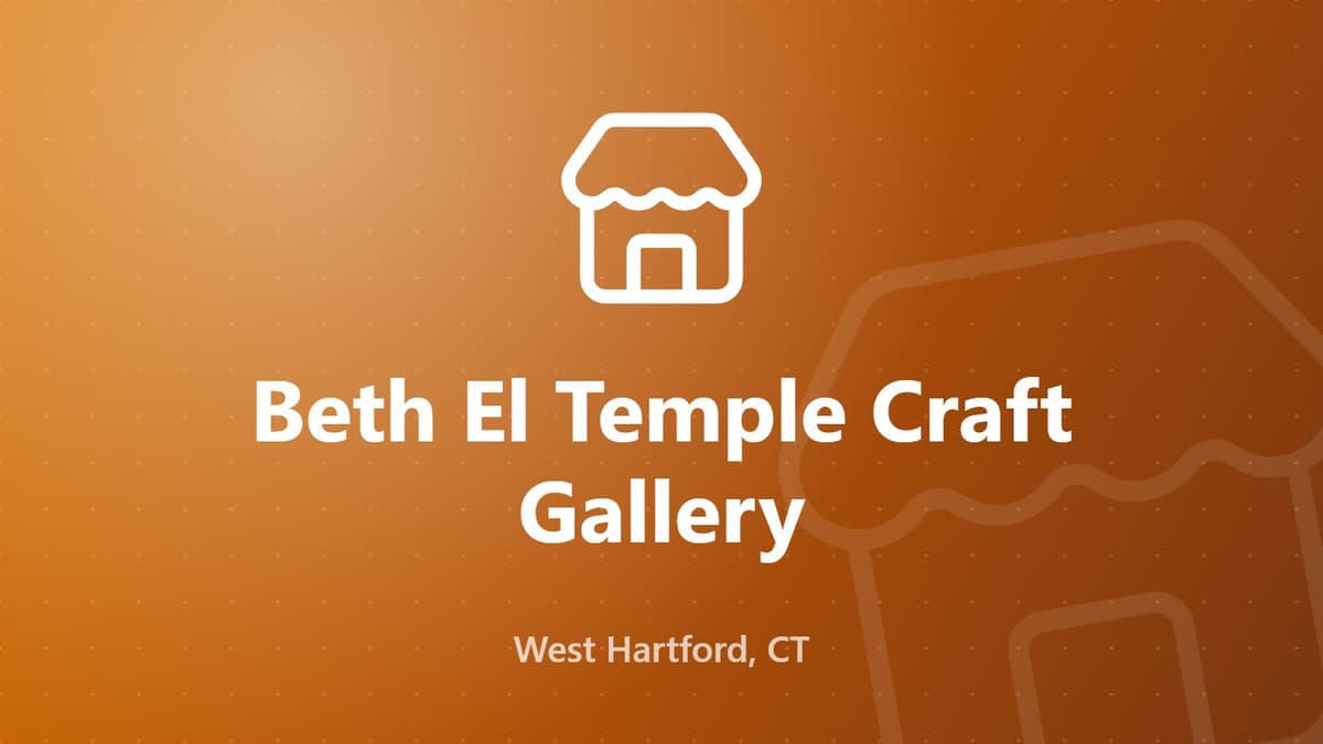 Beth El Temple Craft Gallery